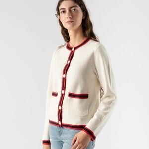 Alex Mill Margot Cashmere Cotton Sweater Cardigan S